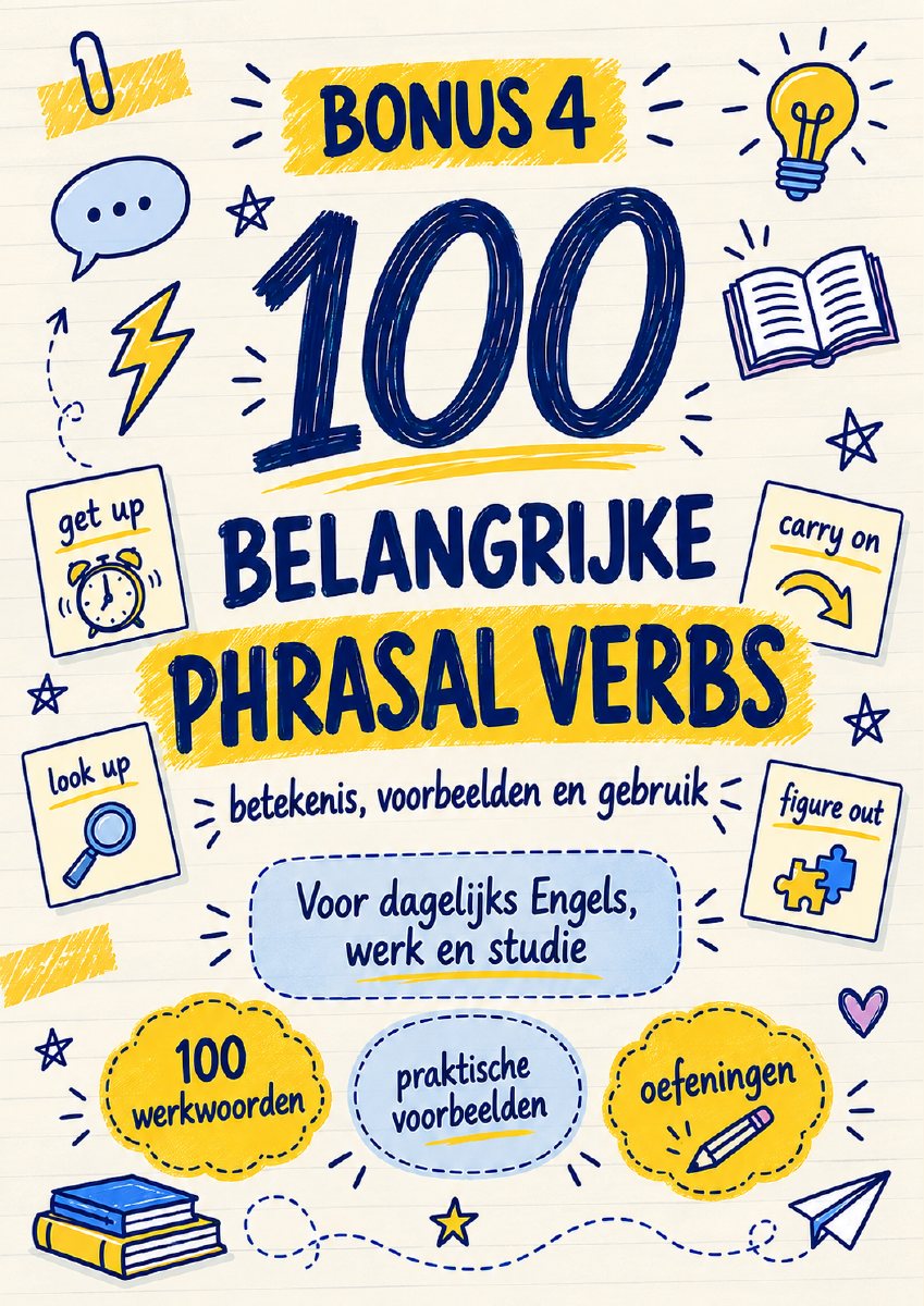 Omslag van 100 belangrijke phrasal verbs